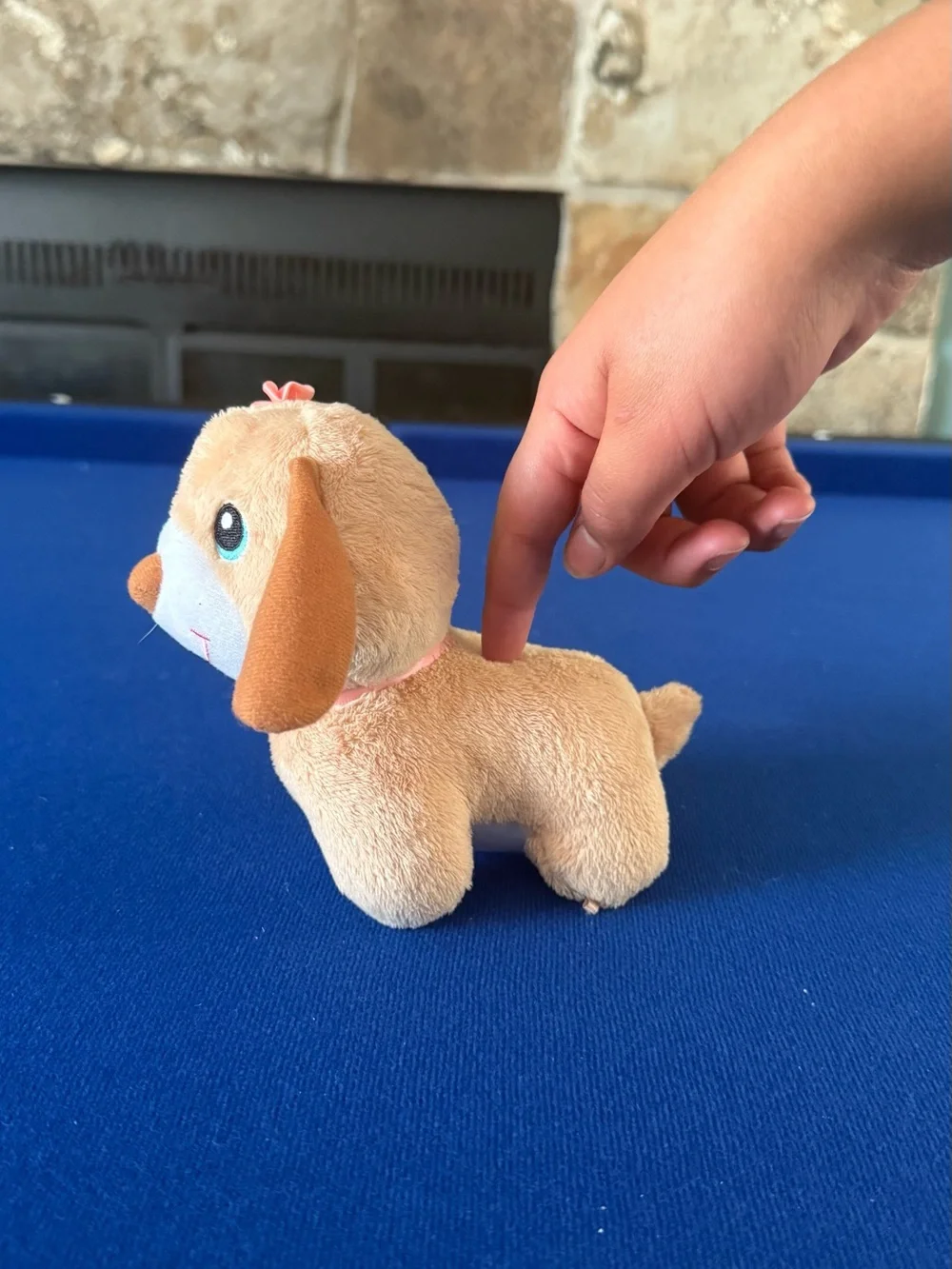 Plush Puppy Dog Toy in Light Brown - Soft Plush